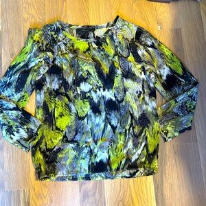 BCBG silk blouse xs